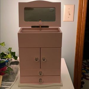 Ballerina music/jewelry box pink
